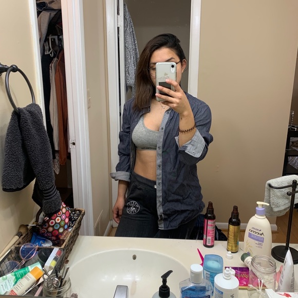 Denim oversized shirt - Picture 2 of 2